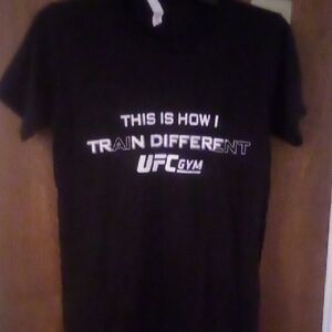 UFC Gym Black T-shirt By Zuni, Size XS, New Without Tags